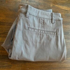 Birddogs Pants Mens 34x28 Gray Boom for Your Boomstick Pocket Active Golf Chinos